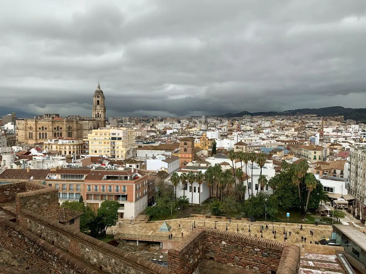 Ansichten von der Alcazaba Malaga