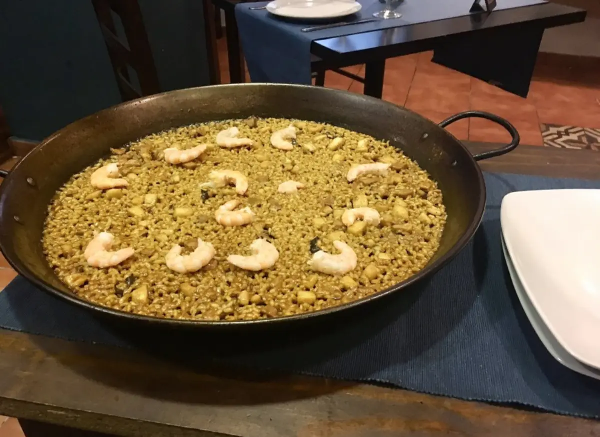 paella à malaga au buenavista gastrobar