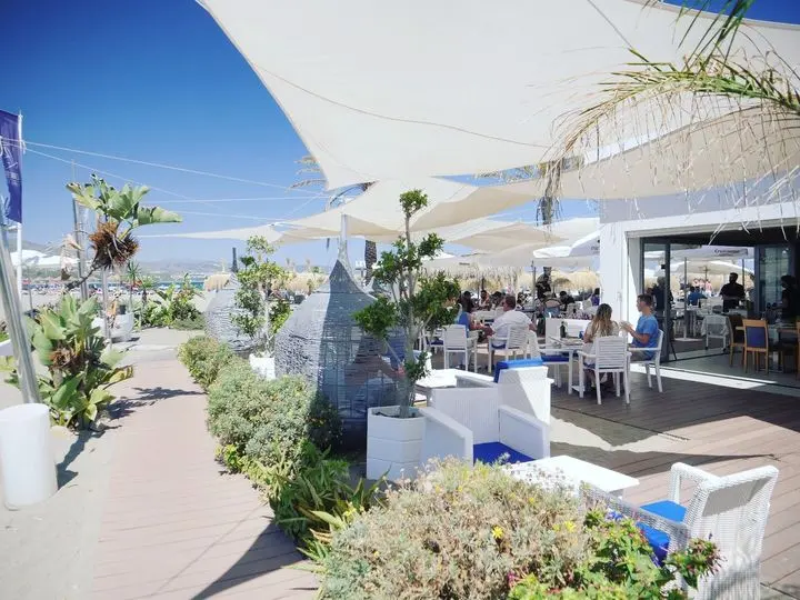 terrasse på levante beach club