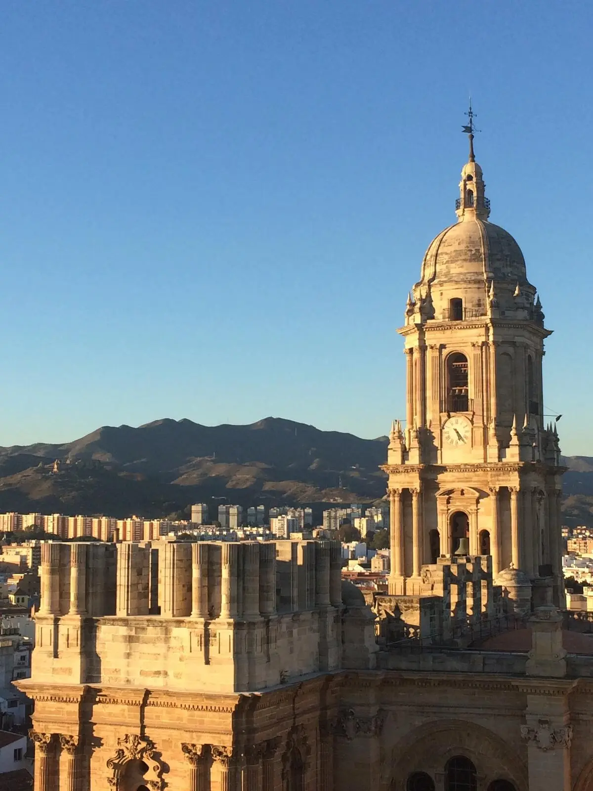 unfinished tower of malaga cathedral