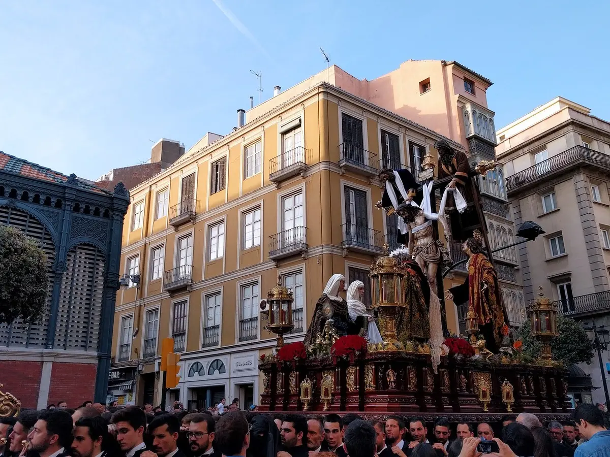 Tronos under den heliga veckan i Malaga