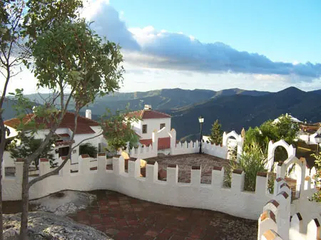 Uitzicht vanuit het dorp | comares.es