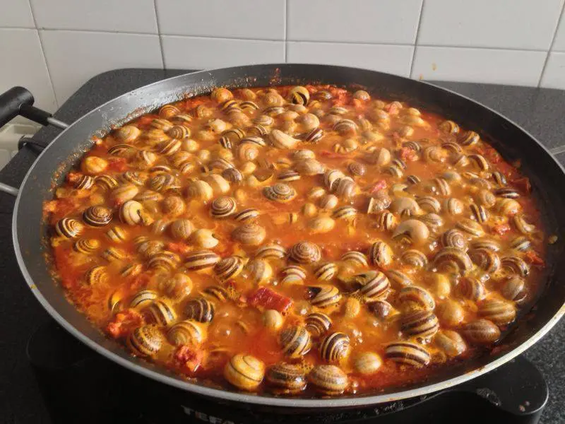 Traditional snail stew at Bar El Semáforo 