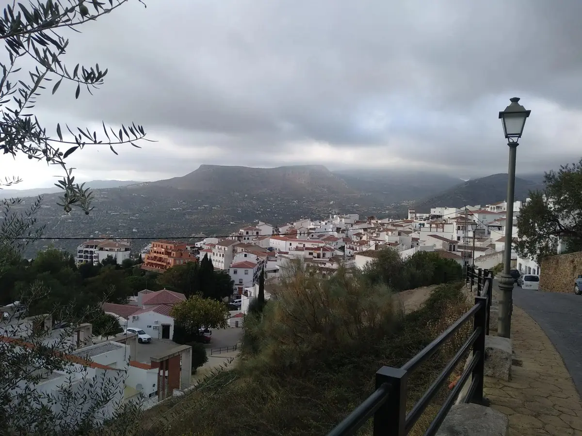 Uitzicht vanuit Alcaucín