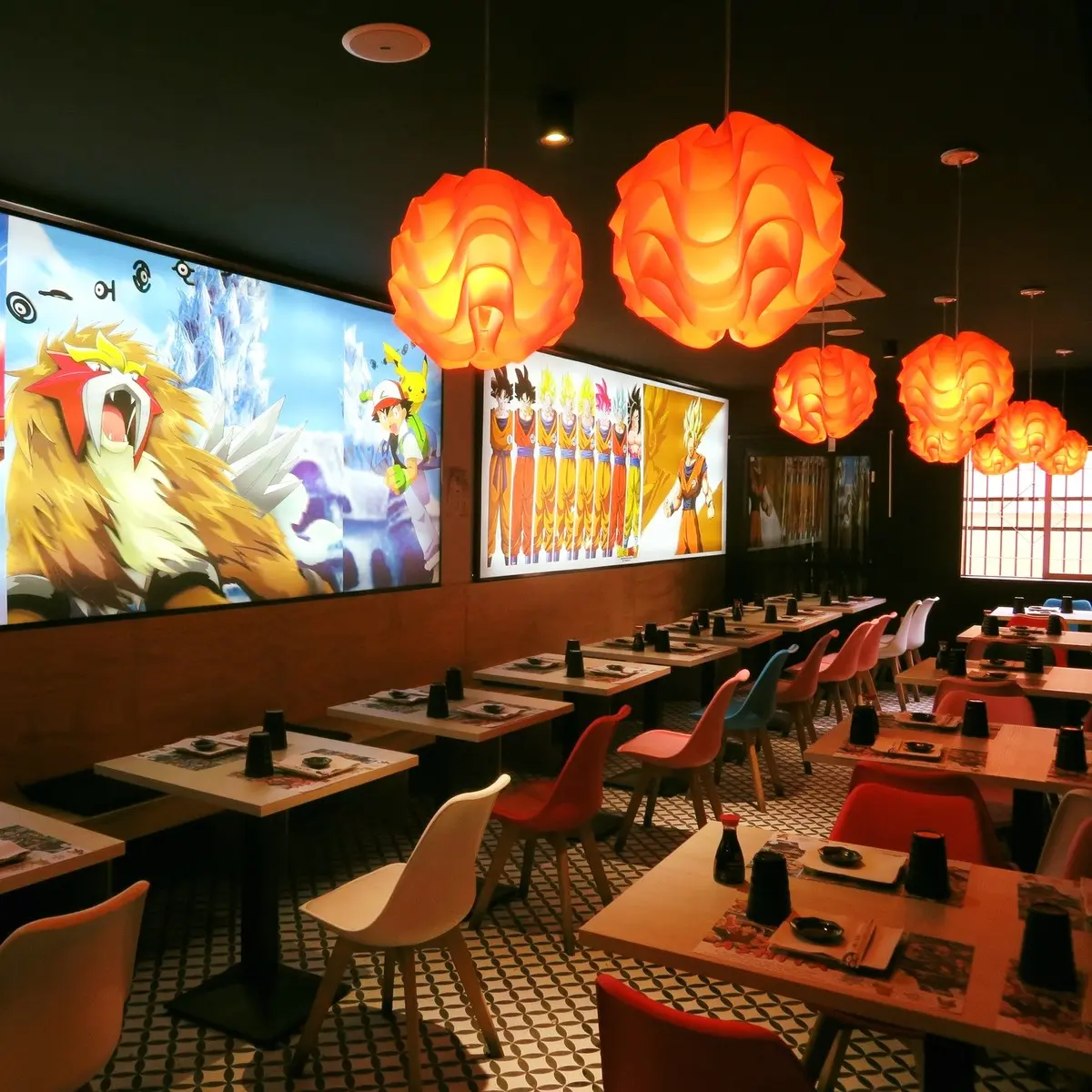 Ashita Restaurant, anime og sushi, perfekt kombination