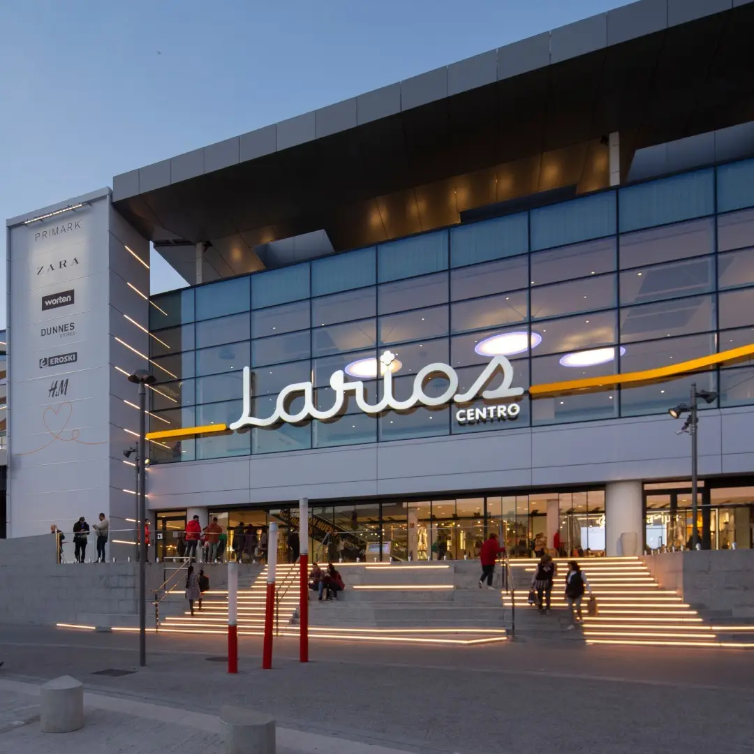 Exterior of Larios Shopping Centre