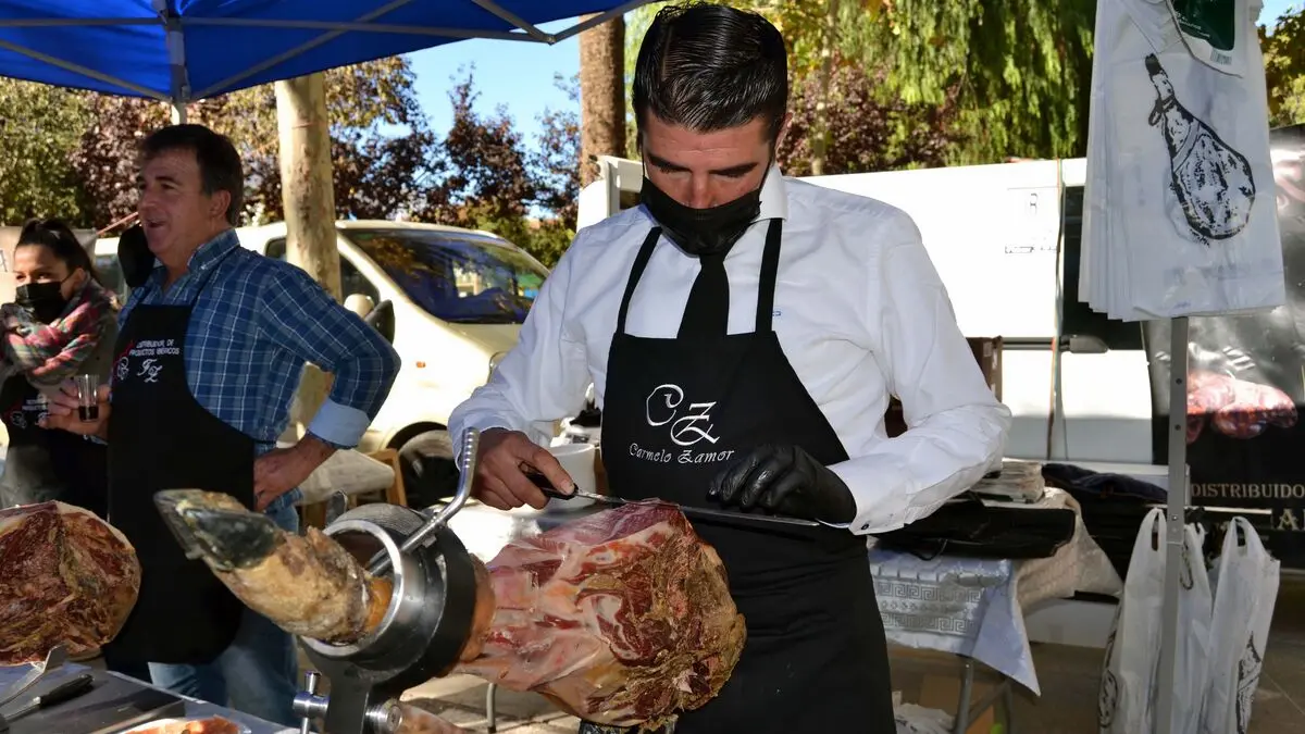 Gastronomisk mässa där den iberiska skinkan är huvudnumret