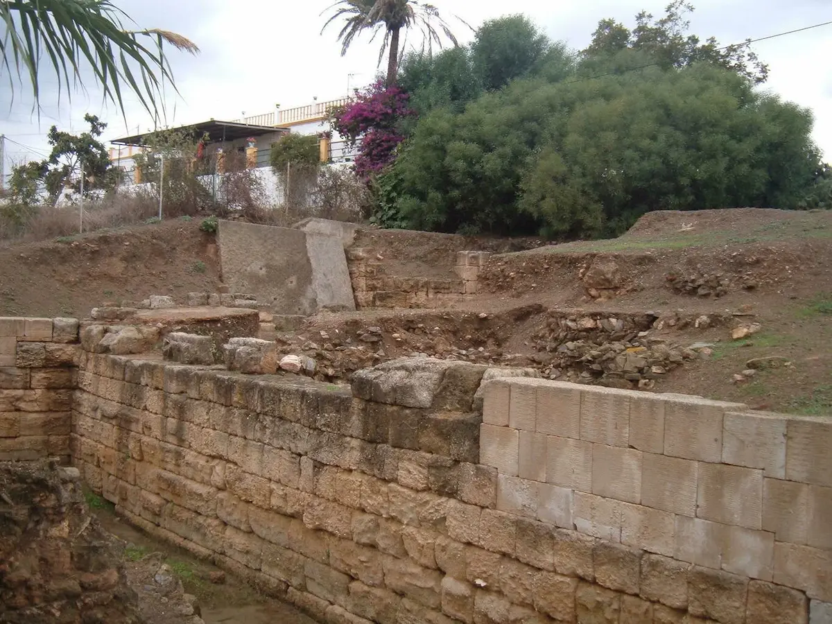 Rester av den feniciska civilisationen i Almayate