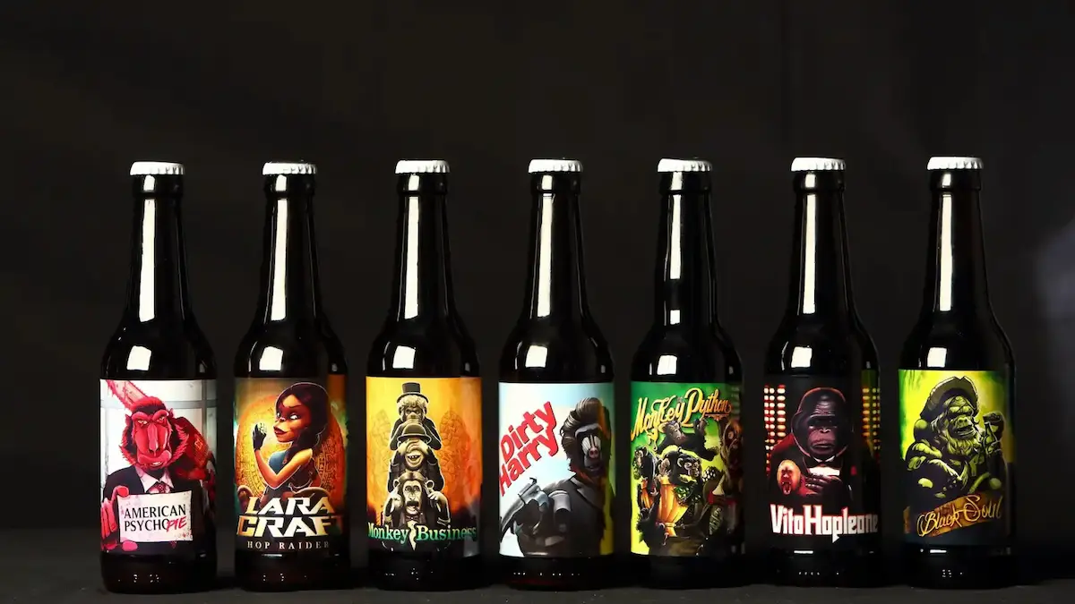 3 Monos Craft Beer, exklusive Biere mit originellen Designs