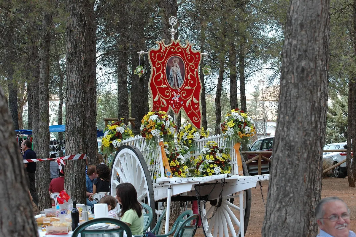 Viering van de bedevaart van Humilladero ter ere van de Maagd Nuestra Señora del Rosario