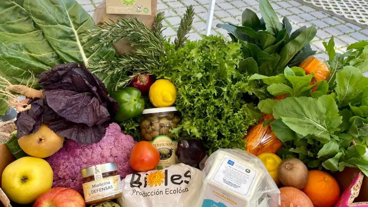 Frutas y verduras frescas del mercadillo ecológico Estepona