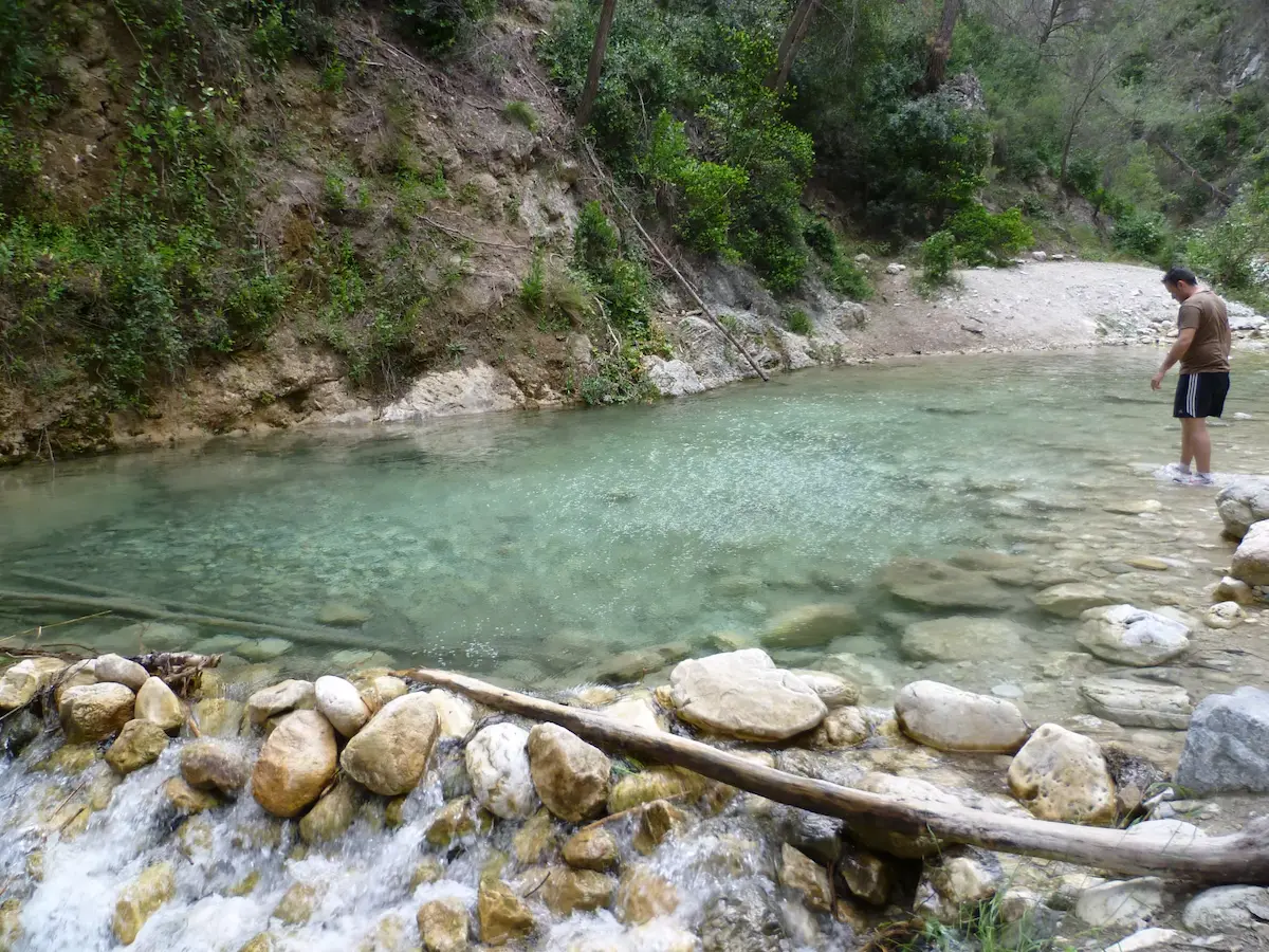 The famous Poza de los Patos, a place to relax in nature