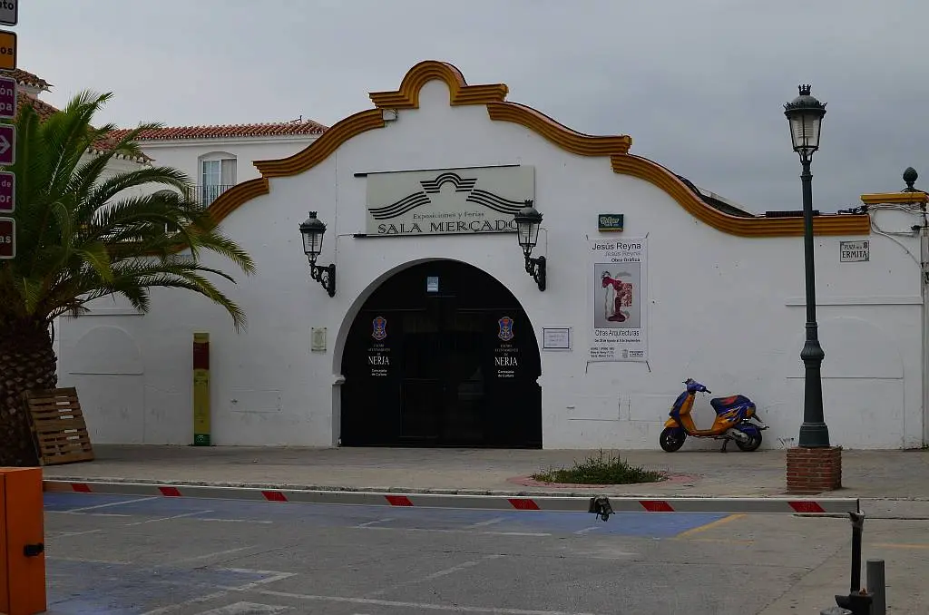 Huvudingången till Mercado de Abastos
