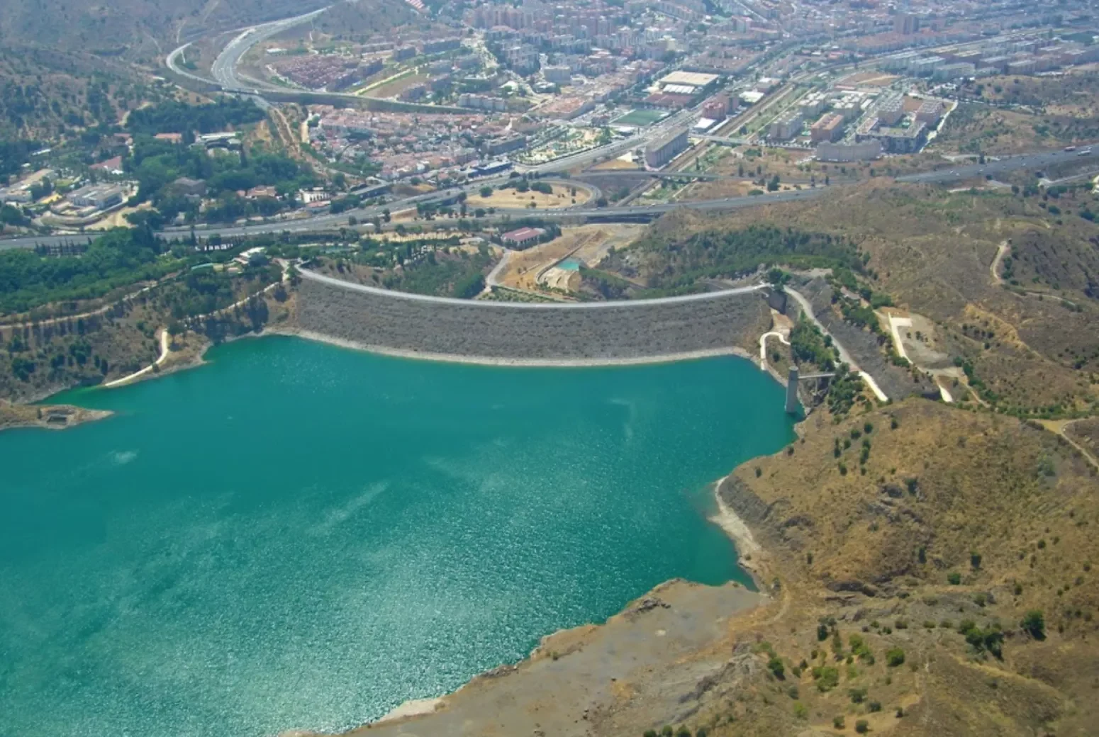 Réservoir de Limonero à Malaga 