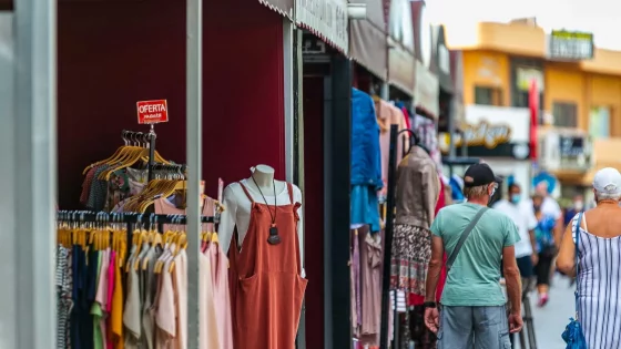 Shopping streets in Benalmadena