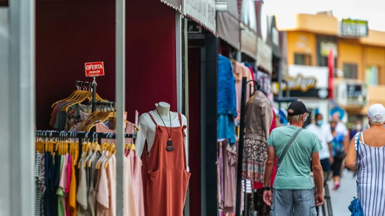 Shopping streets in Benalmadena