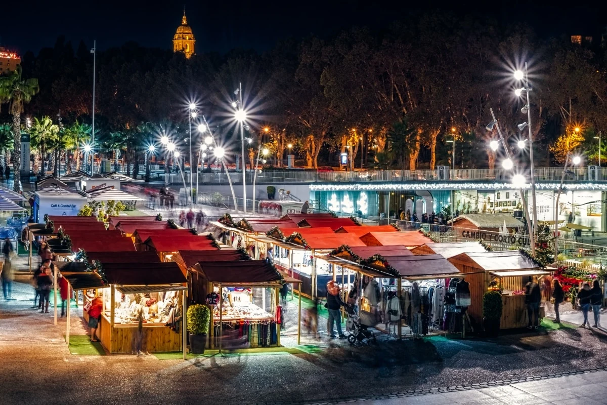 Kerstmarkt op Muelle Uno