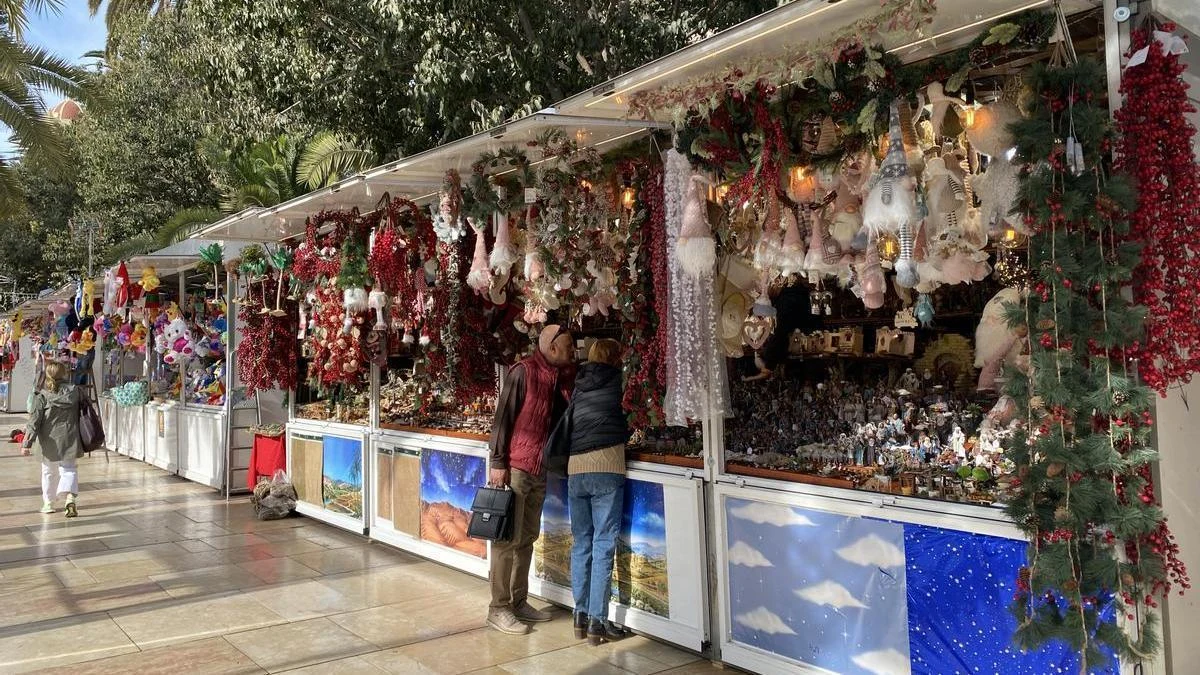 Kerstmarkt in Paseo del Parque
