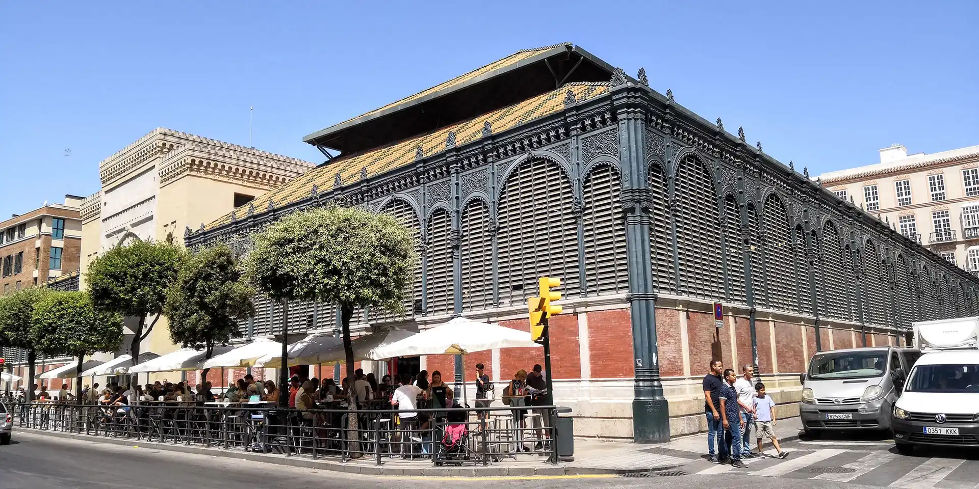 Vista generale del Mercato Centrale di Atarazanas