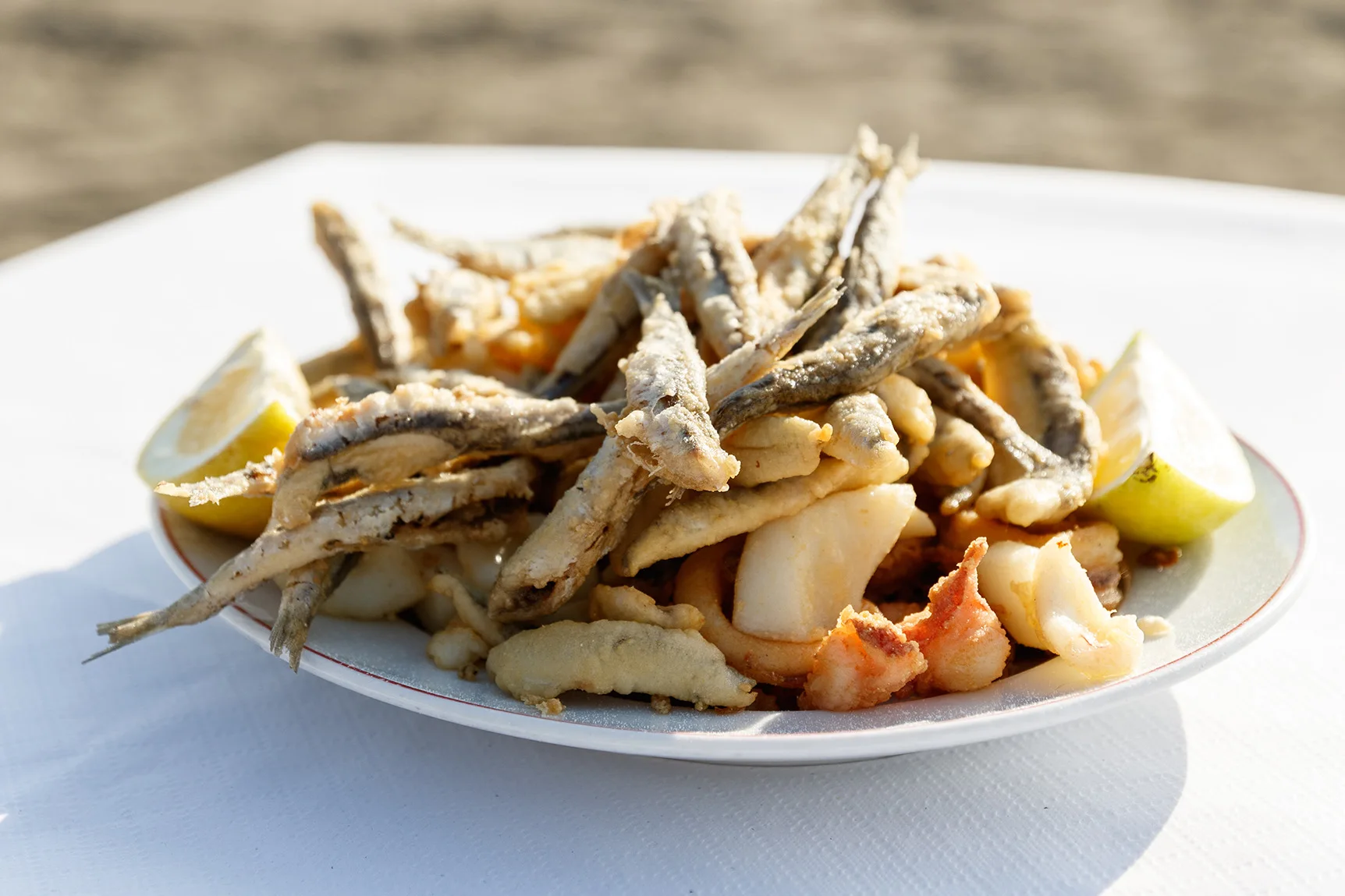 Fritura malagueña, un misto di pesce fritto tipico di Malaga