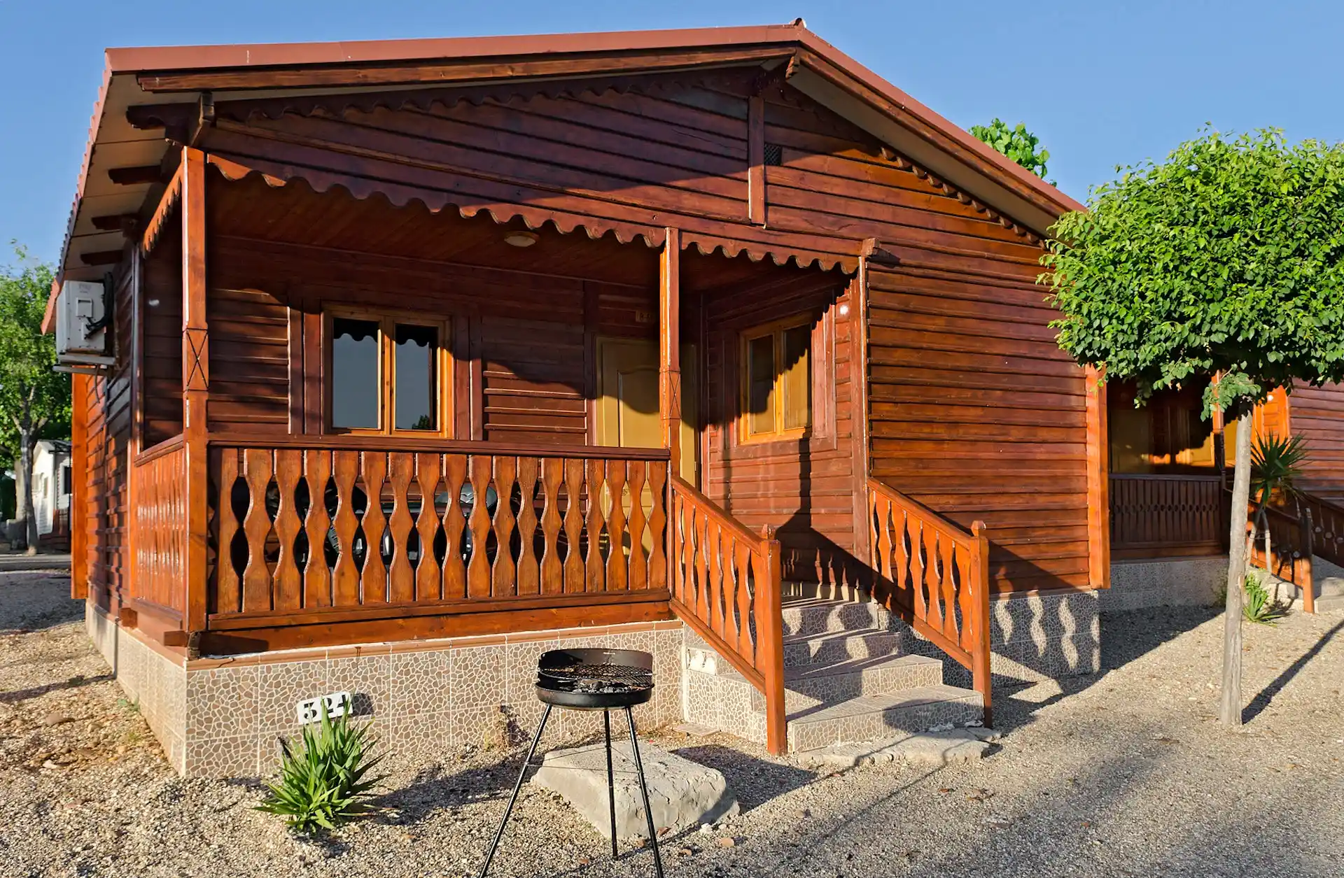 Bungalow en bois au camping Carlos III à La Carlota, Cordoba