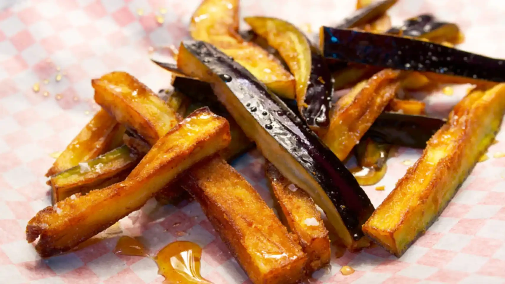 Prova aubergine med honung i cordobesisk stil