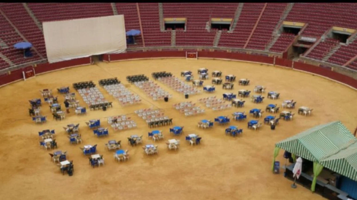Open-air cinema at the Córdoba Bullring