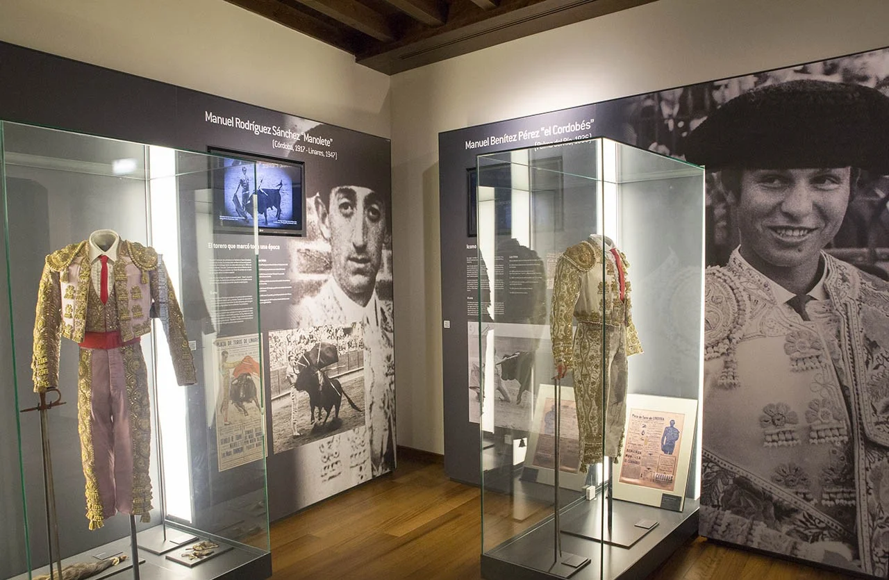 Exhibition of the famous 'suits of lights' worn by bullfighters