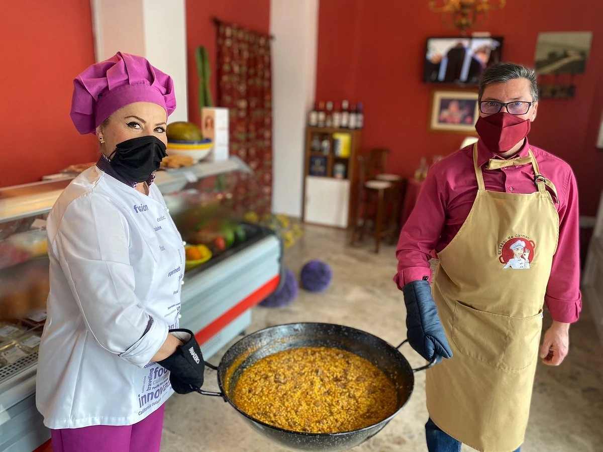 Enjoy homemade paellas at 'El sabor de Carmen'