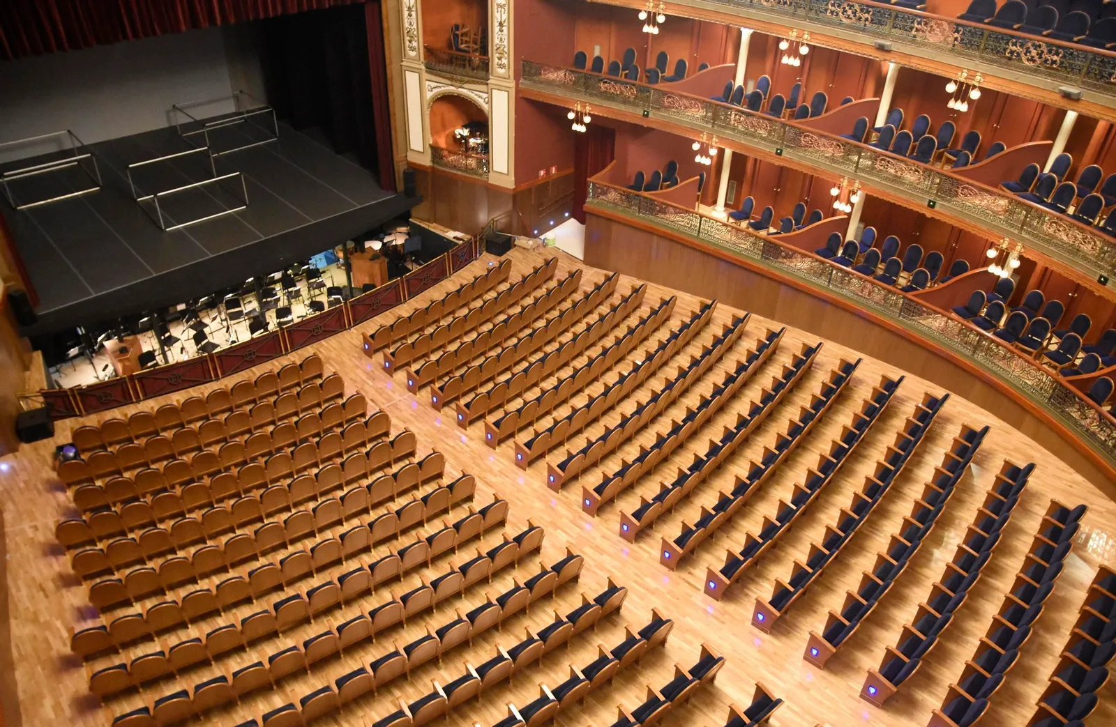 Aerial view of the Gran Teatro de Córdoba