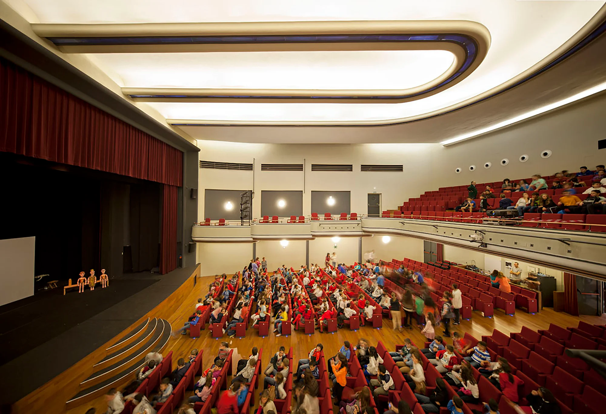 Just before a performance at the Teatro Góngora in Córdoba