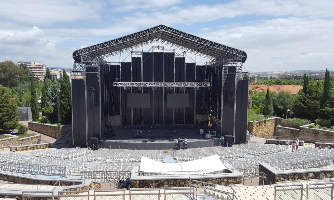Blick auf das Teatro de la Axerquía in Córdoba