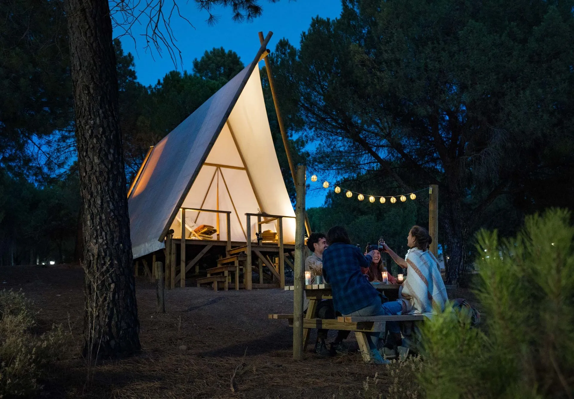 Camping Kampaoh ’s nachts