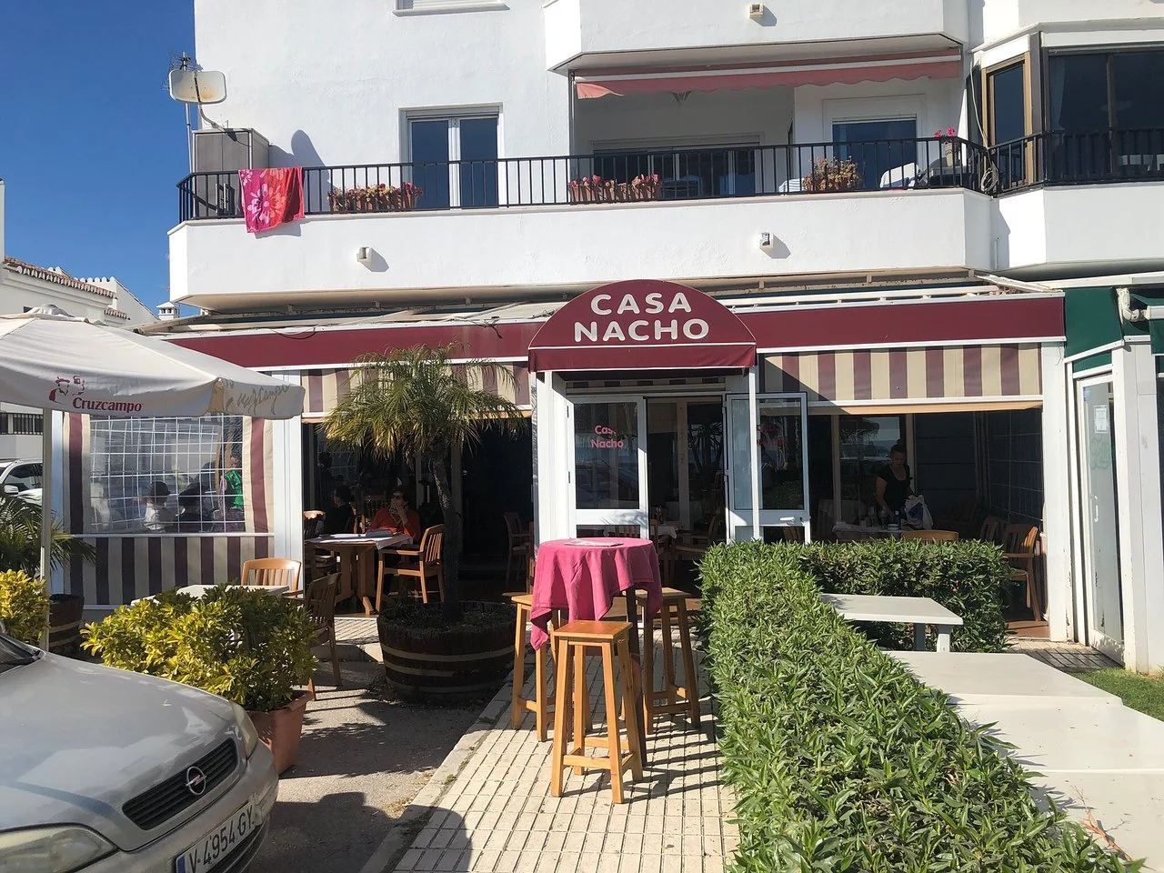 Utsida av restaurang Casa Nacho i Vélez-Málaga