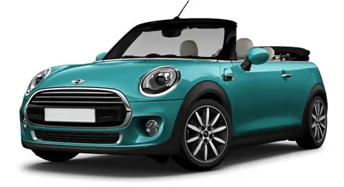 Convertible car hire Mini – rij compact en stijlvol.