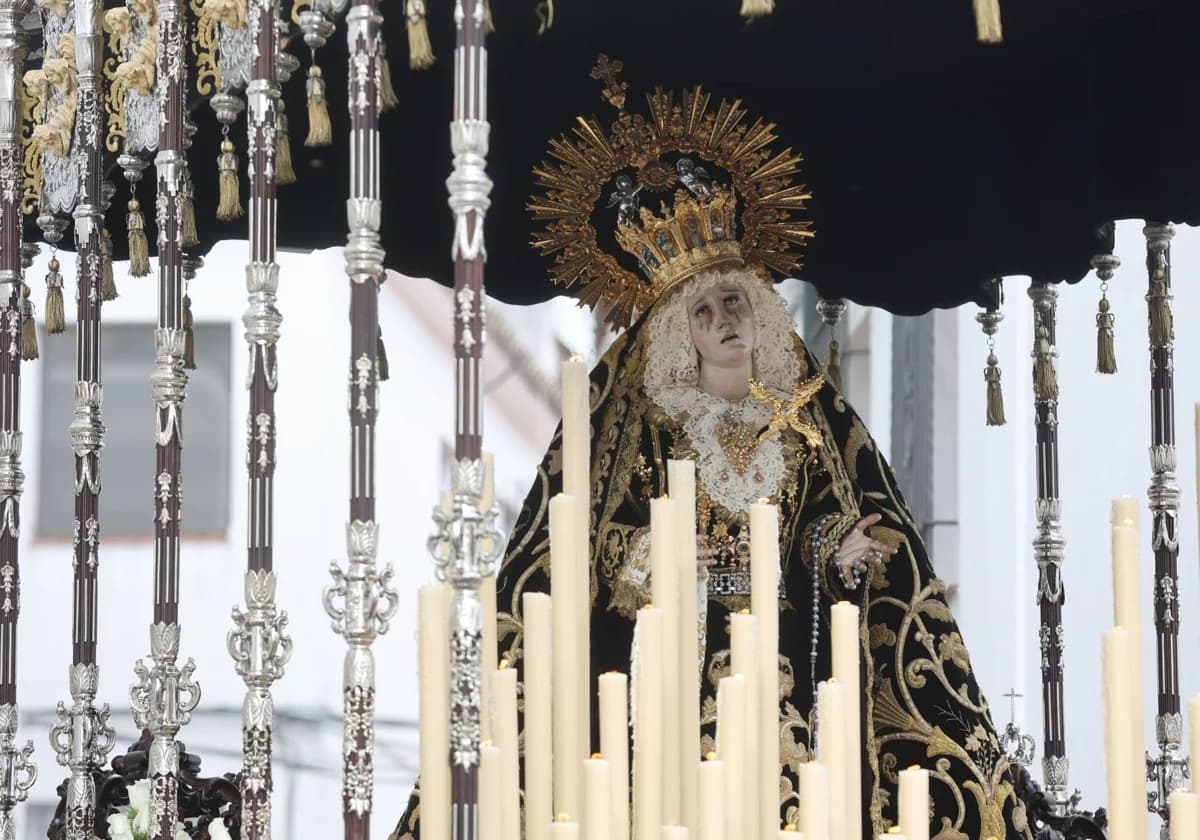 Högheliga Maria Nazarena på Skärtorsdagen i Córdoba