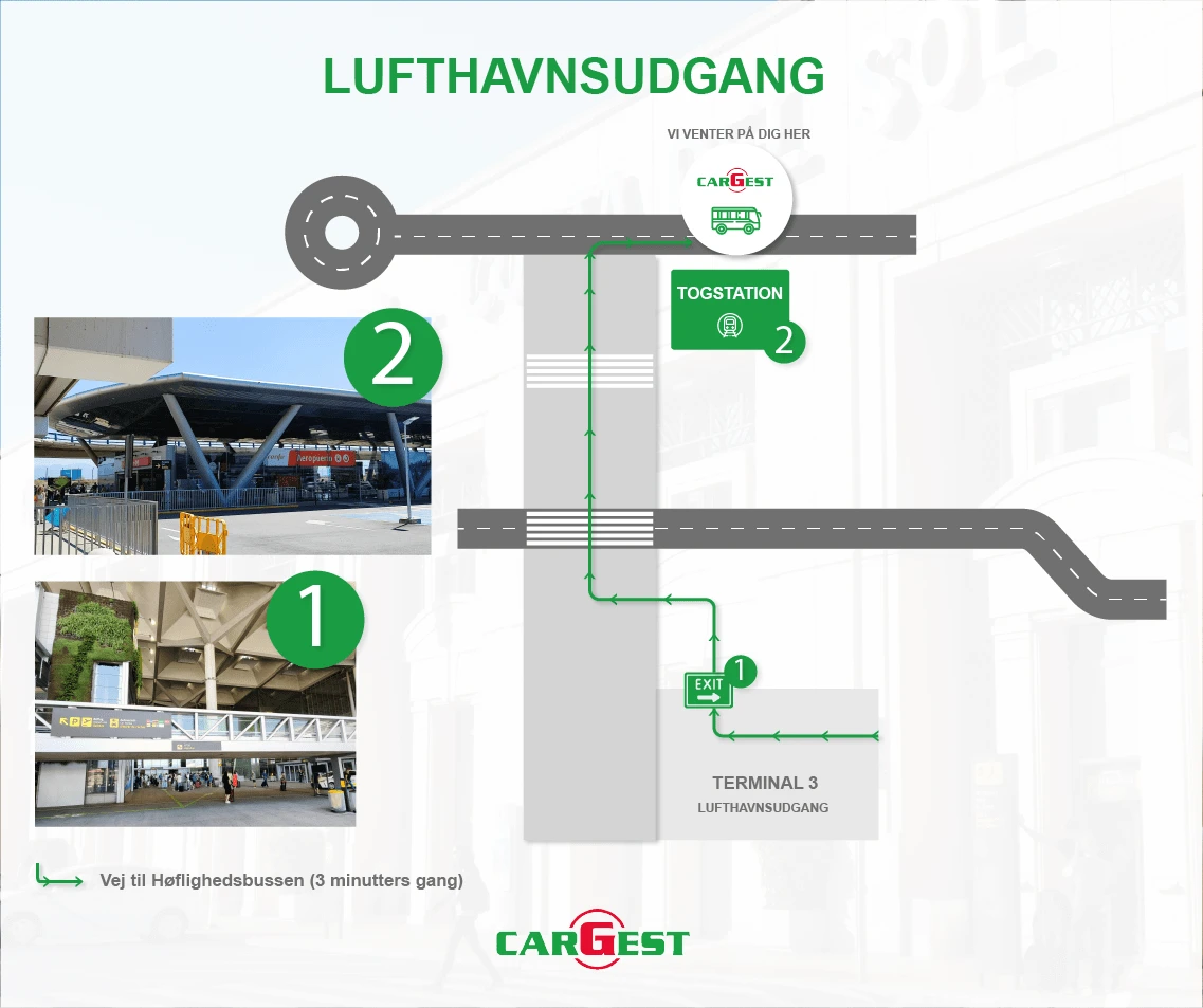 Placering af Shuttlebus på Málaga Lufthavn