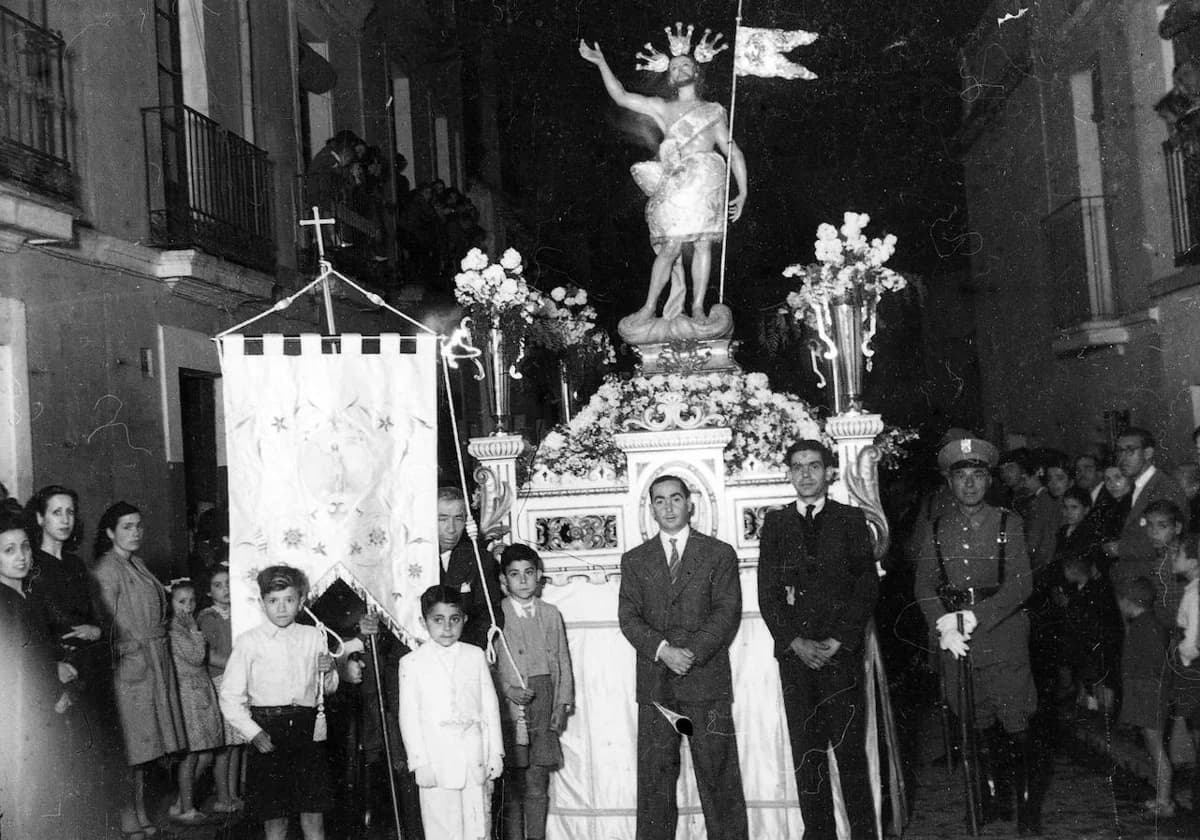Den Uppståndne Jesus under Córdoba påsk på 1940-talet