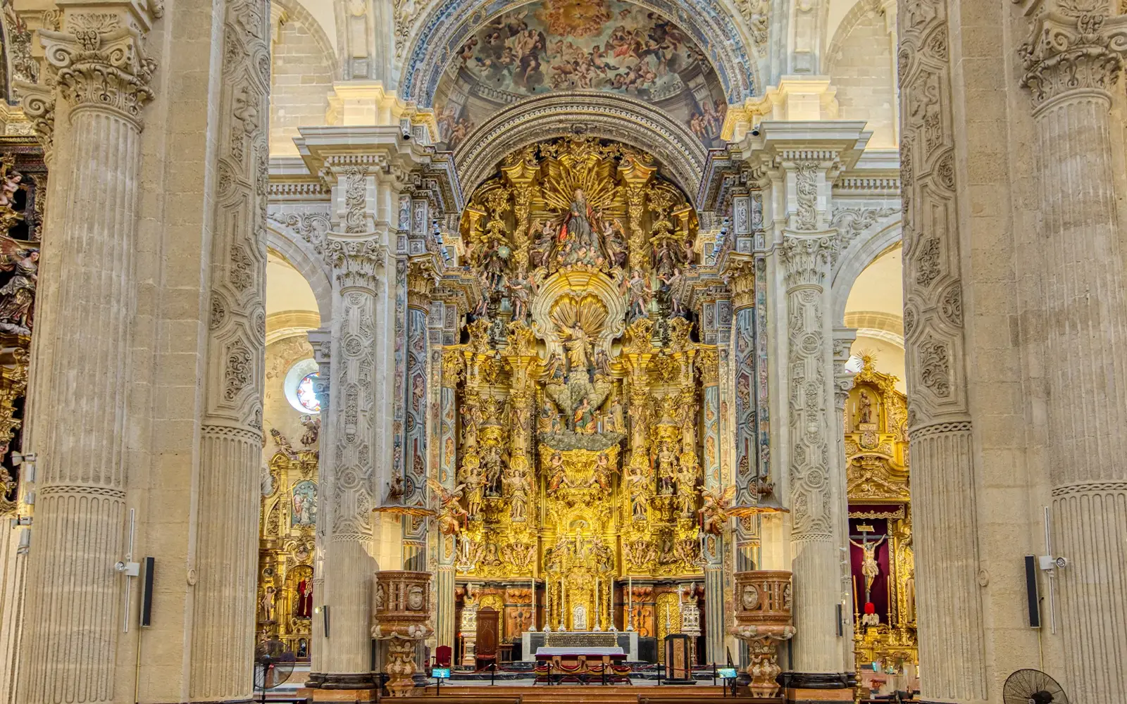 Interior of the Cathedral of Sevilla