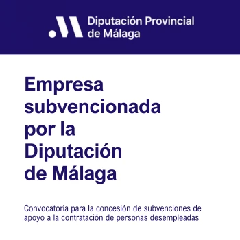 Empresa subvencionada por la Diputación de Málaga